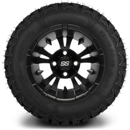 MODZ® 12" Vampire Matte Black Wheels & Off-Road Tires Combo