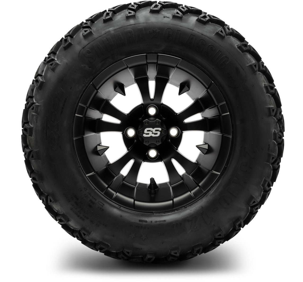 MODZ® 12" Vampire Matte Black Wheels & Off-Road Tires Combo