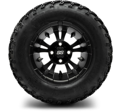 MODZ® 12" Vampire Matte Black Wheels & Off-Road Tires Combo