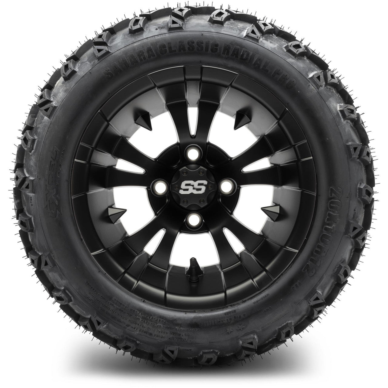 MODZ® 12" Vampire Matte Black Wheels & Off-Road Tires Combo