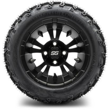 MODZ® 12" Vampire Matte Black Wheels & Off-Road Tires Combo