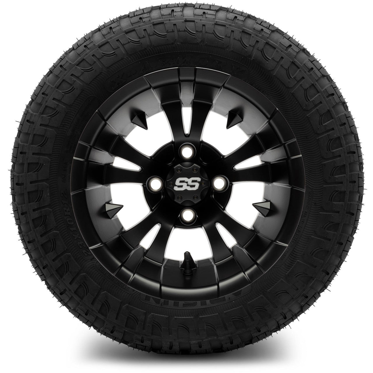 MODZ® 12" Vampire Matte Black Wheels & Off-Road Tires Combo