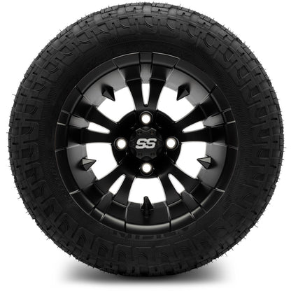 MODZ® 12" Vampire Matte Black Wheels & Off-Road Tires Combo
