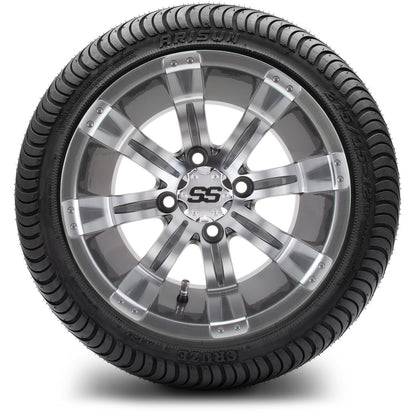 MODZ® 12" Tempest Gunmetal Wheels & Street Tires Combo