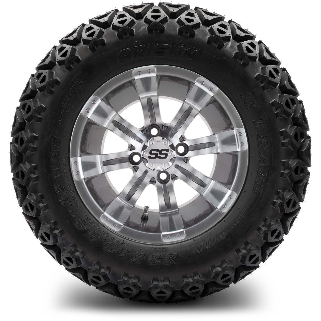 MODZ® 12" Tempest Gunmetal Wheels & Off-Road Tires Combo