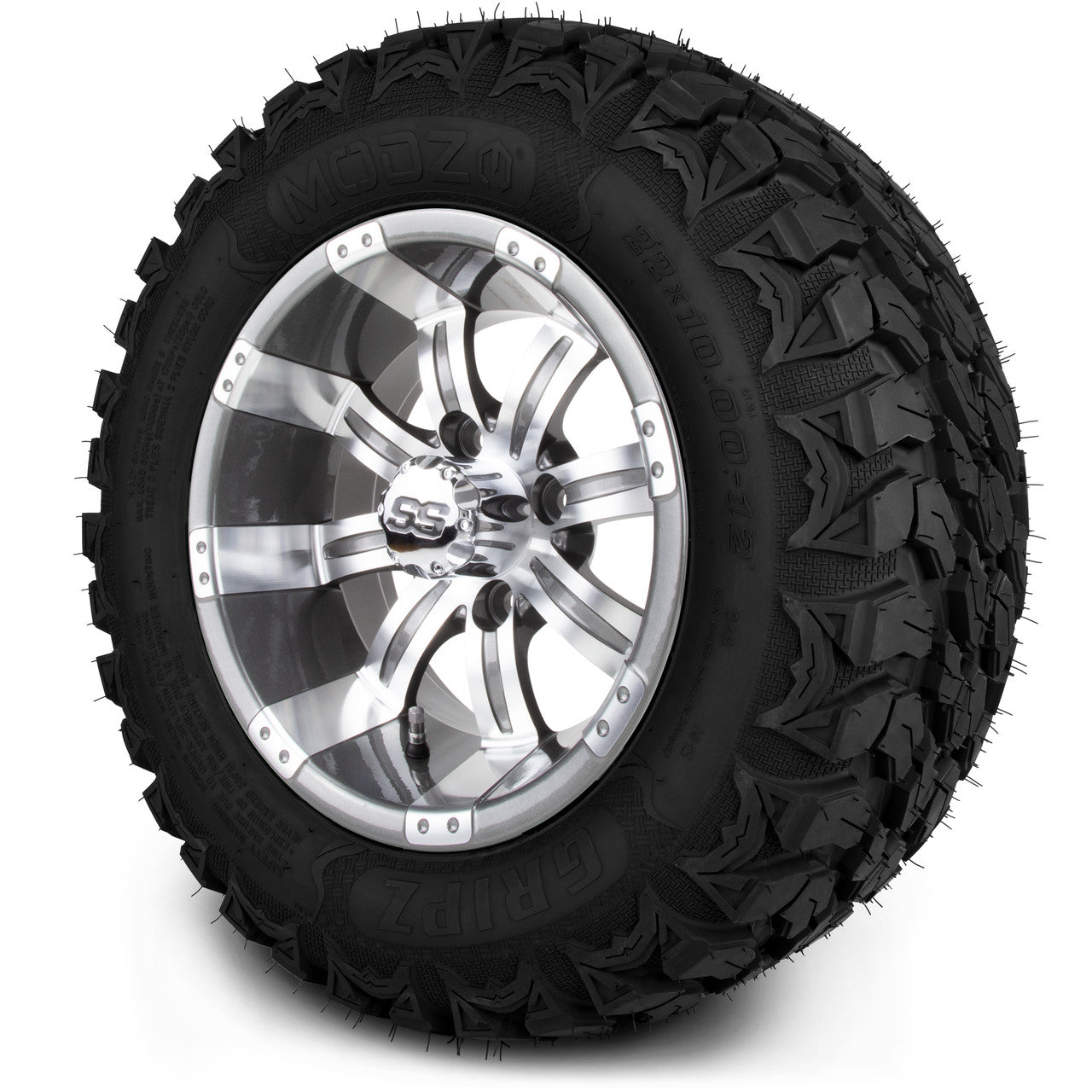 MODZ® 12" Tempest Gunmetal Wheels & Off-Road Tires Combo