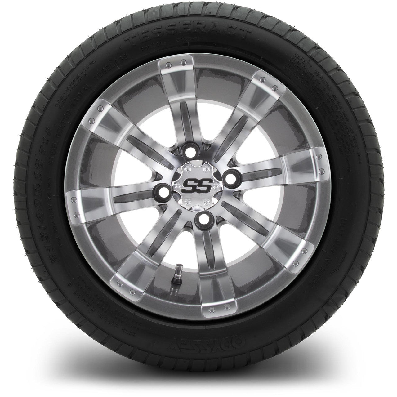 MODZ® 12" Tempest Gunmetal Wheels & Street Tires Combo