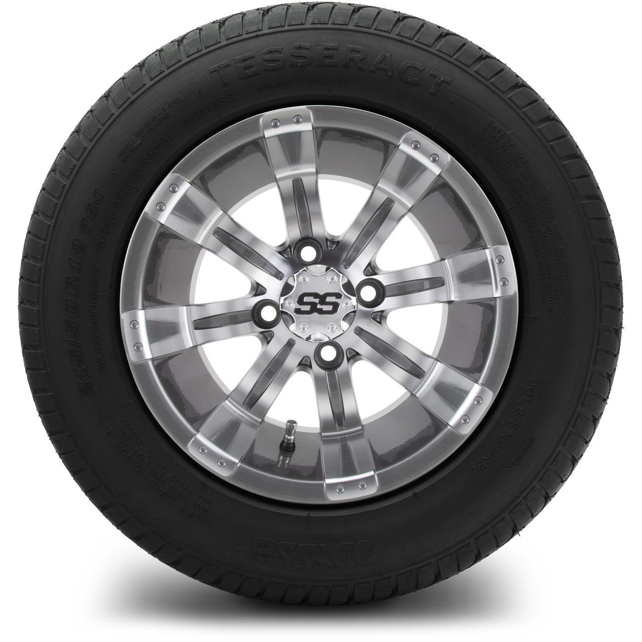 MODZ® 12" Tempest Gunmetal Wheels & Street Tires Combo