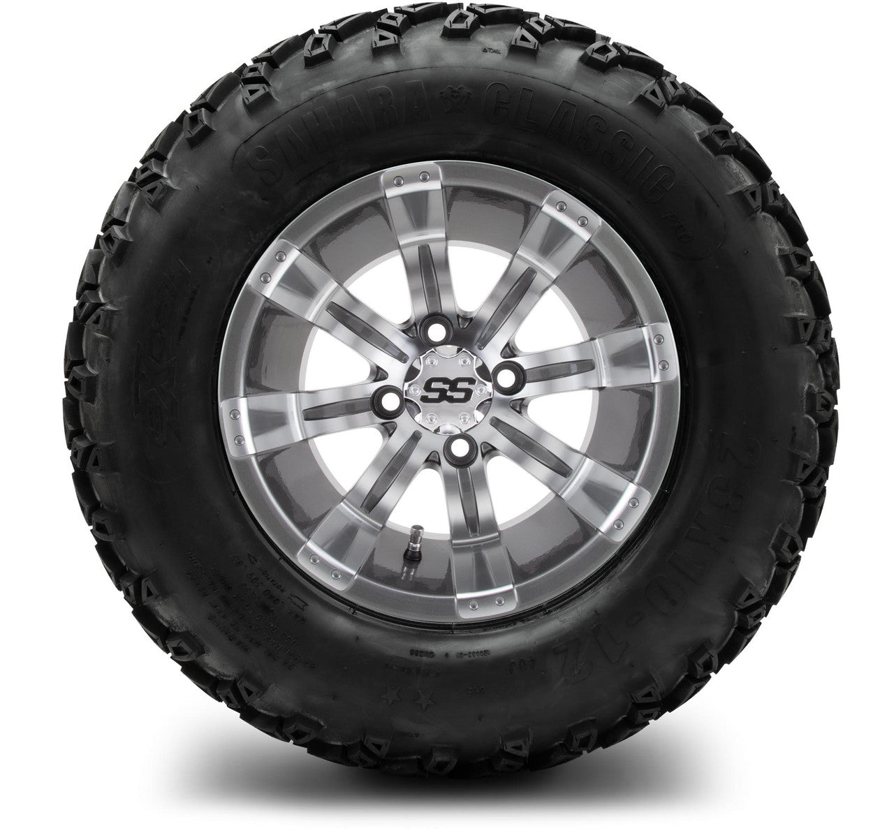 MODZ® 12" Tempest Gunmetal Wheels & Off-Road Tires Combo