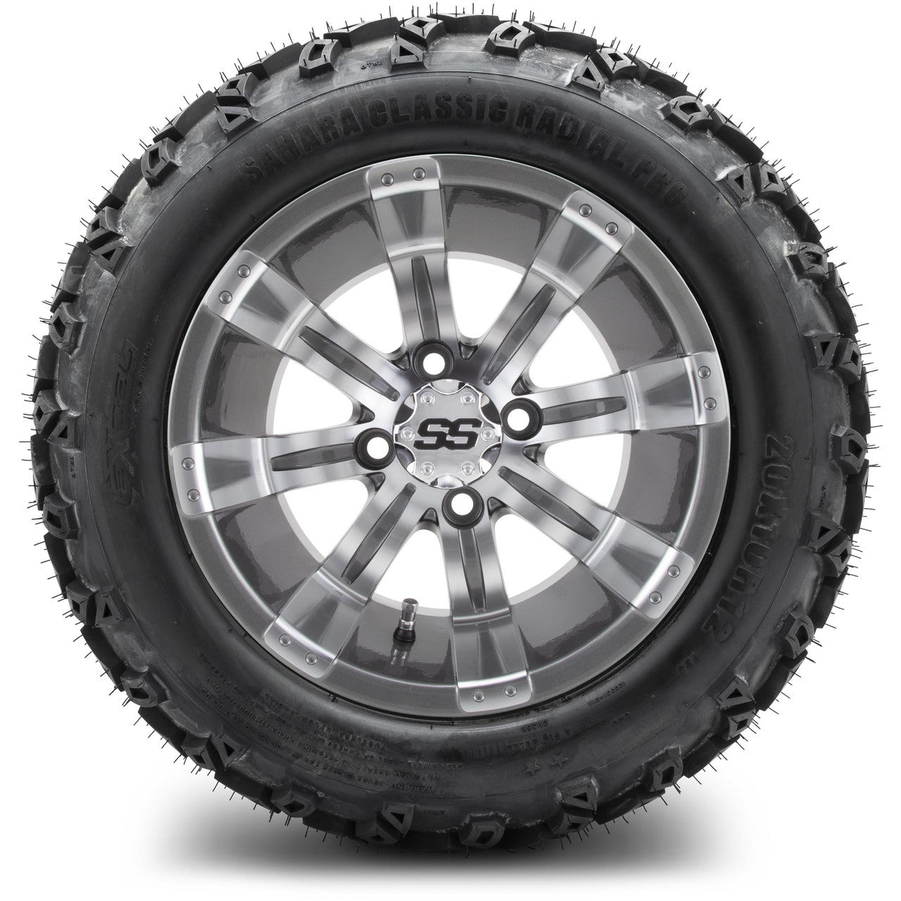 MODZ® 12" Tempest Gunmetal Wheels & Off-Road Tires Combo