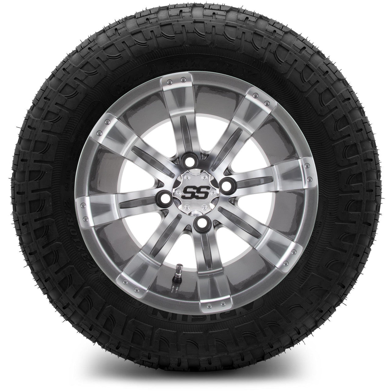 MODZ® 12" Tempest Gunmetal Wheels & Off-Road Tires Combo