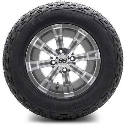 MODZ® 12" Tempest Gunmetal Wheels & Off-Road Tires Combo