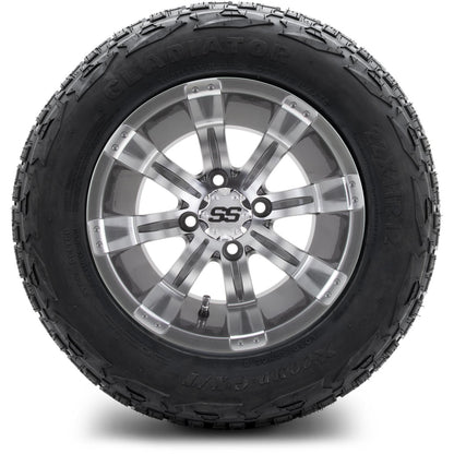 MODZ® 12" Tempest Gunmetal Wheels & Off-Road Tires Combo