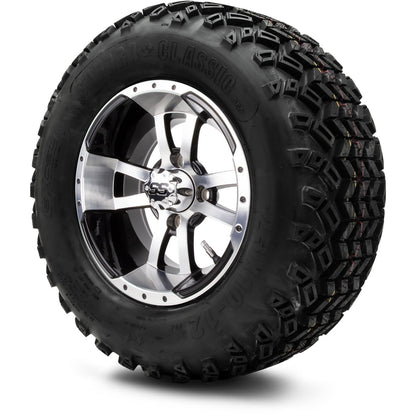 MODZ® 12" Storm Trooper Machined Black Wheels & Off-Road Tires Combo