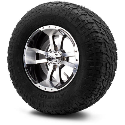 MODZ® 12" Storm Trooper Machined Black Wheels & Off-Road Tires Combo
