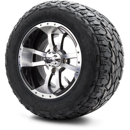MODZ® 12" Storm Trooper Machined Black Wheels & Off-Road Tires Combo