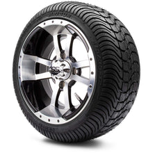 MODZ® 12" Storm Trooper Machined Black Wheels & Street Tires Combo