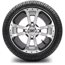 MODZ® 12" Storm Trooper Machined Black Wheels & Street Tires Combo