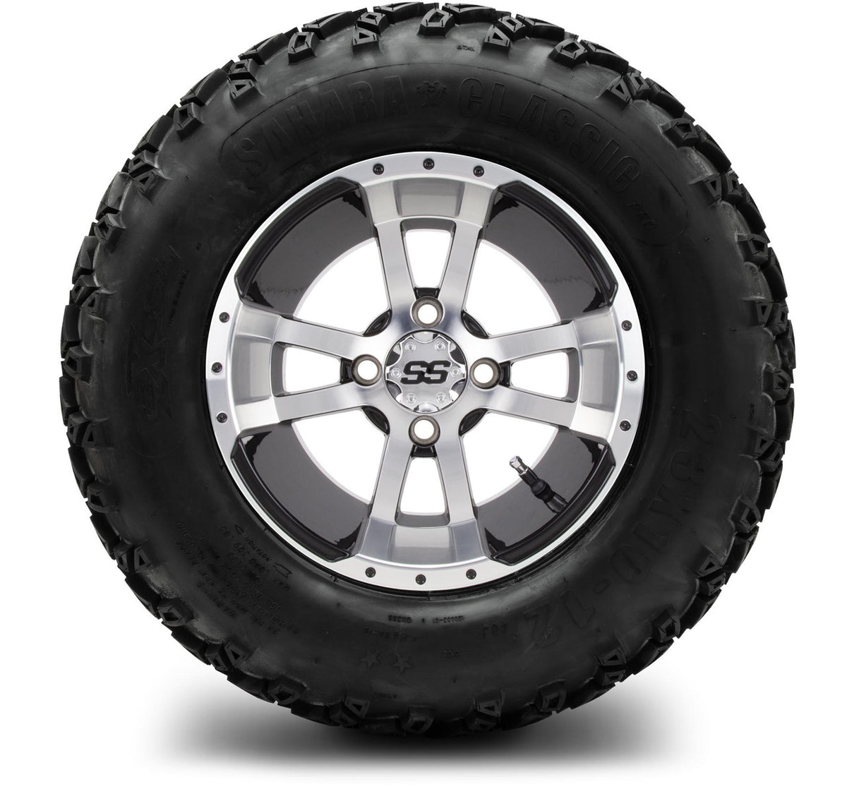 MODZ® 12" Storm Trooper Machined Black Wheels & Off-Road Tires Combo