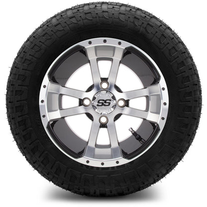 MODZ® 12" Storm Trooper Machined Black Wheels & Off-Road Tires Combo