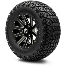 MODZ® 12" Mauler Glossy Black with Ball Mill Wheels & Off-Road Tires Combo