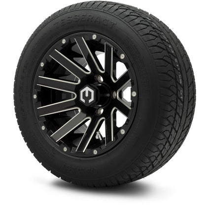 MODZ® 12" Mauler Glossy Black with Ball Mill Wheels & Street Tires Combo