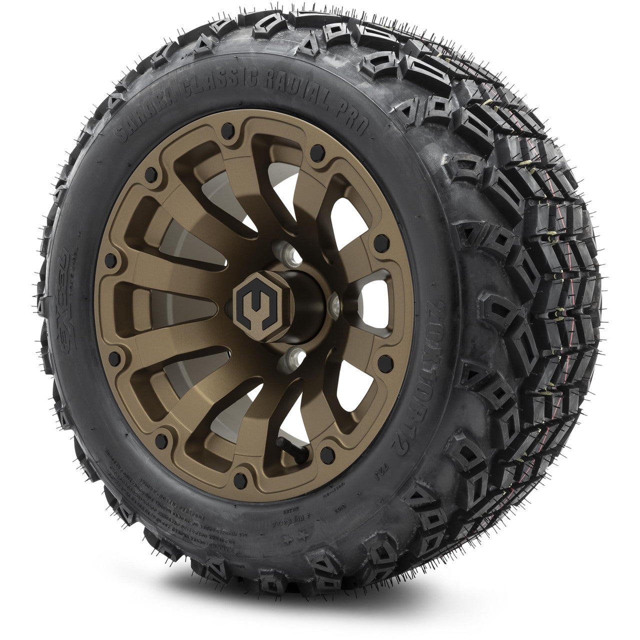 MODZ® 12" Bomber Matte Bronze Wheels & Off-Road Tires Combo