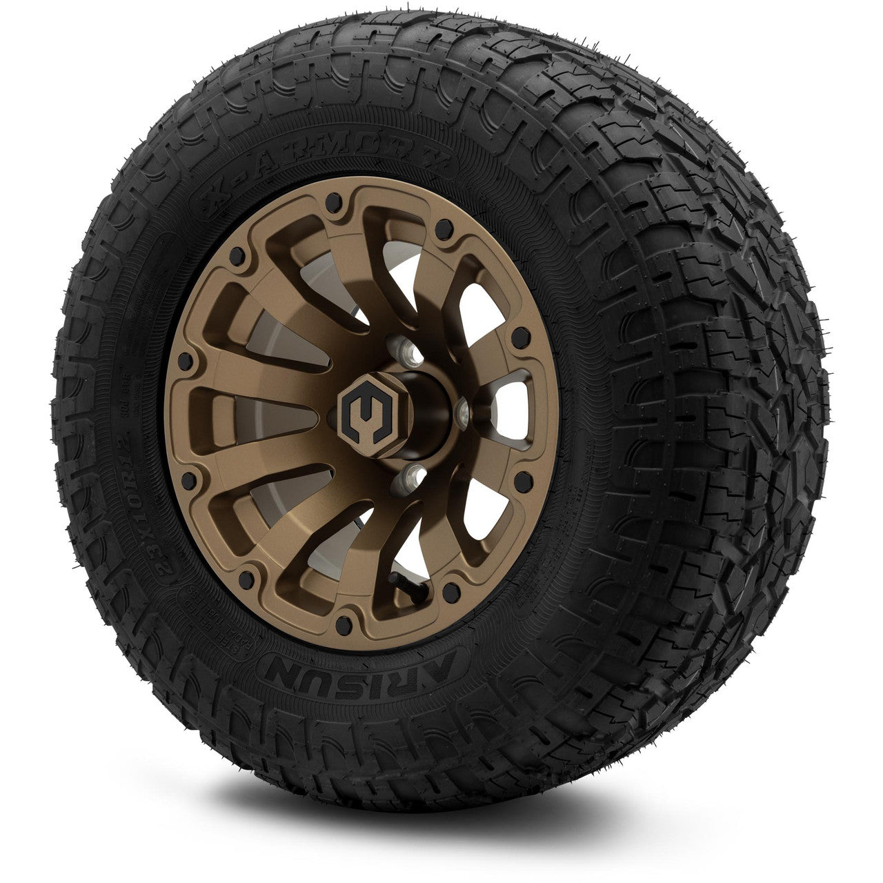 MODZ® 12" Bomber Matte Bronze Wheels & Off-Road Tires Combo