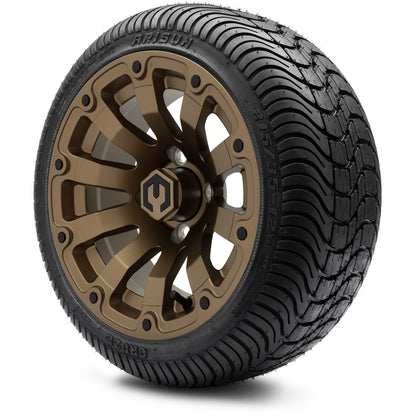 MODZ® 12" Bomber Matte Bronze Wheels & Street Tires Combo