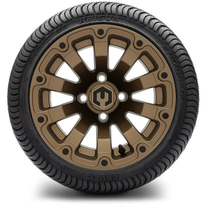 MODZ® 12" Bomber Matte Bronze Wheels & Street Tires Combo