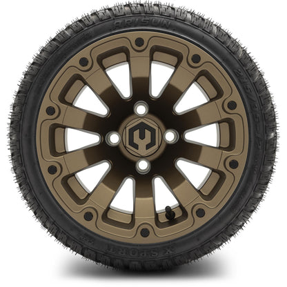 MODZ® 12" Bomber Matte Bronze Wheels & Street Tires Combo