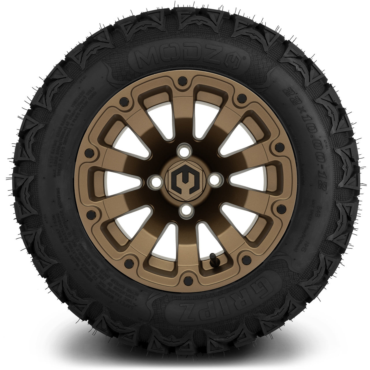 MODZ® 12" Bomber Matte Bronze Wheels & Off-Road Tires Combo