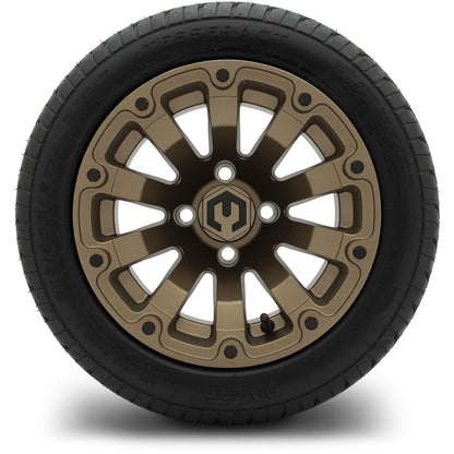 MODZ® 12" Bomber Matte Bronze Wheels & Street Tires Combo