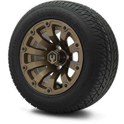 MODZ® 12" Bomber Matte Bronze Wheels & Street Tires Combo