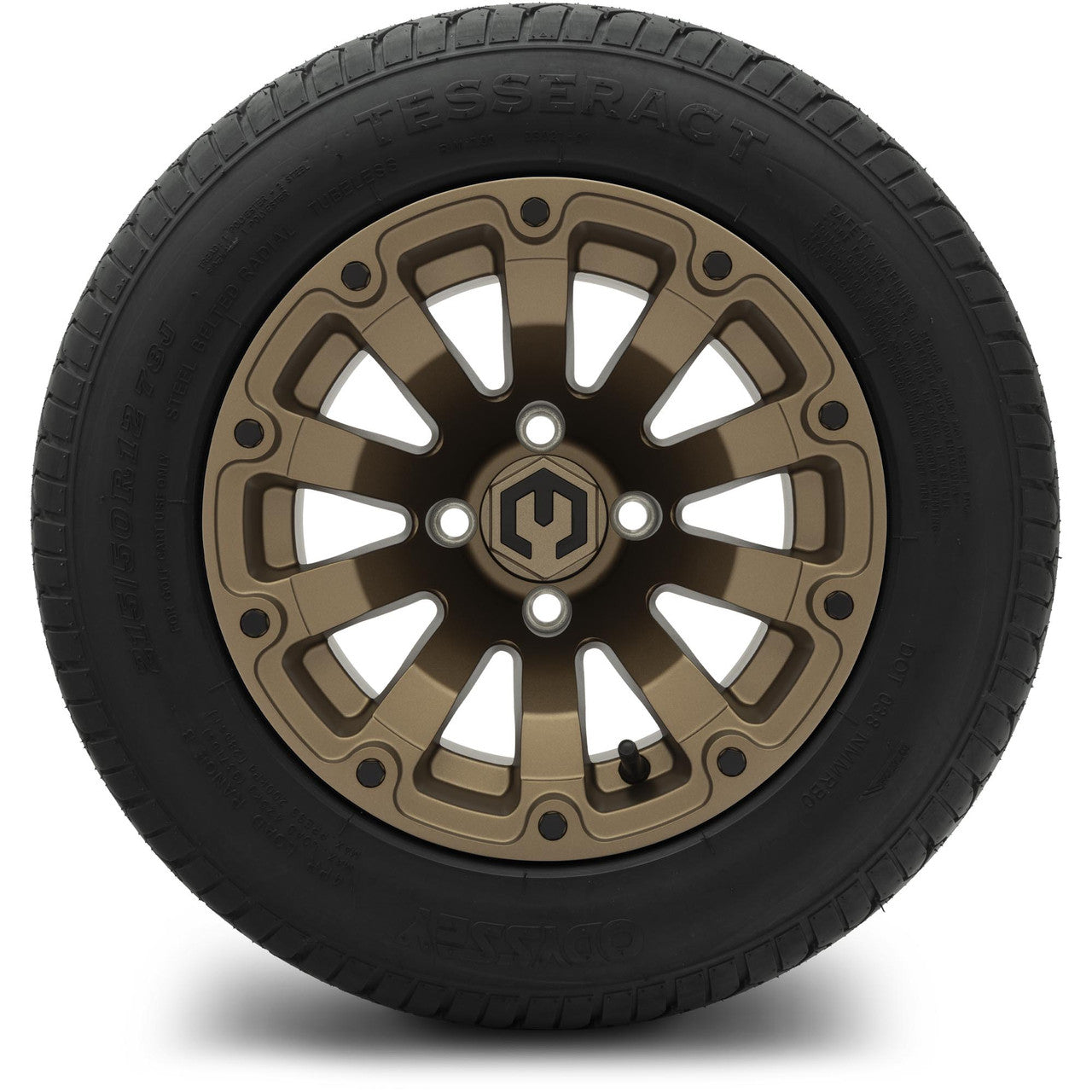 MODZ® 12" Bomber Matte Bronze Wheels & Street Tires Combo