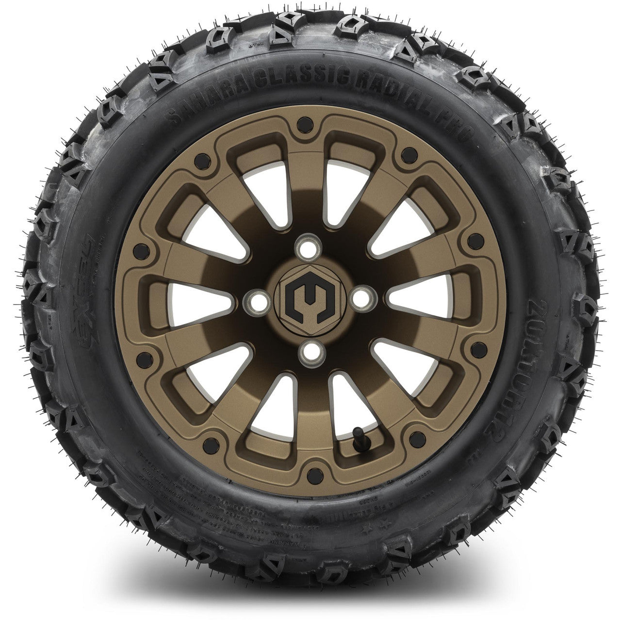 MODZ® 12" Bomber Matte Bronze Wheels & Off-Road Tires Combo