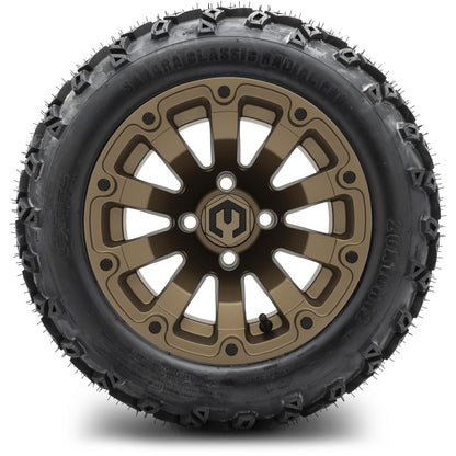 MODZ® 12" Bomber Matte Bronze Wheels & Off-Road Tires Combo