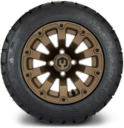 MODZ® 12" Bomber Matte Bronze Wheels & Street Tires Combo