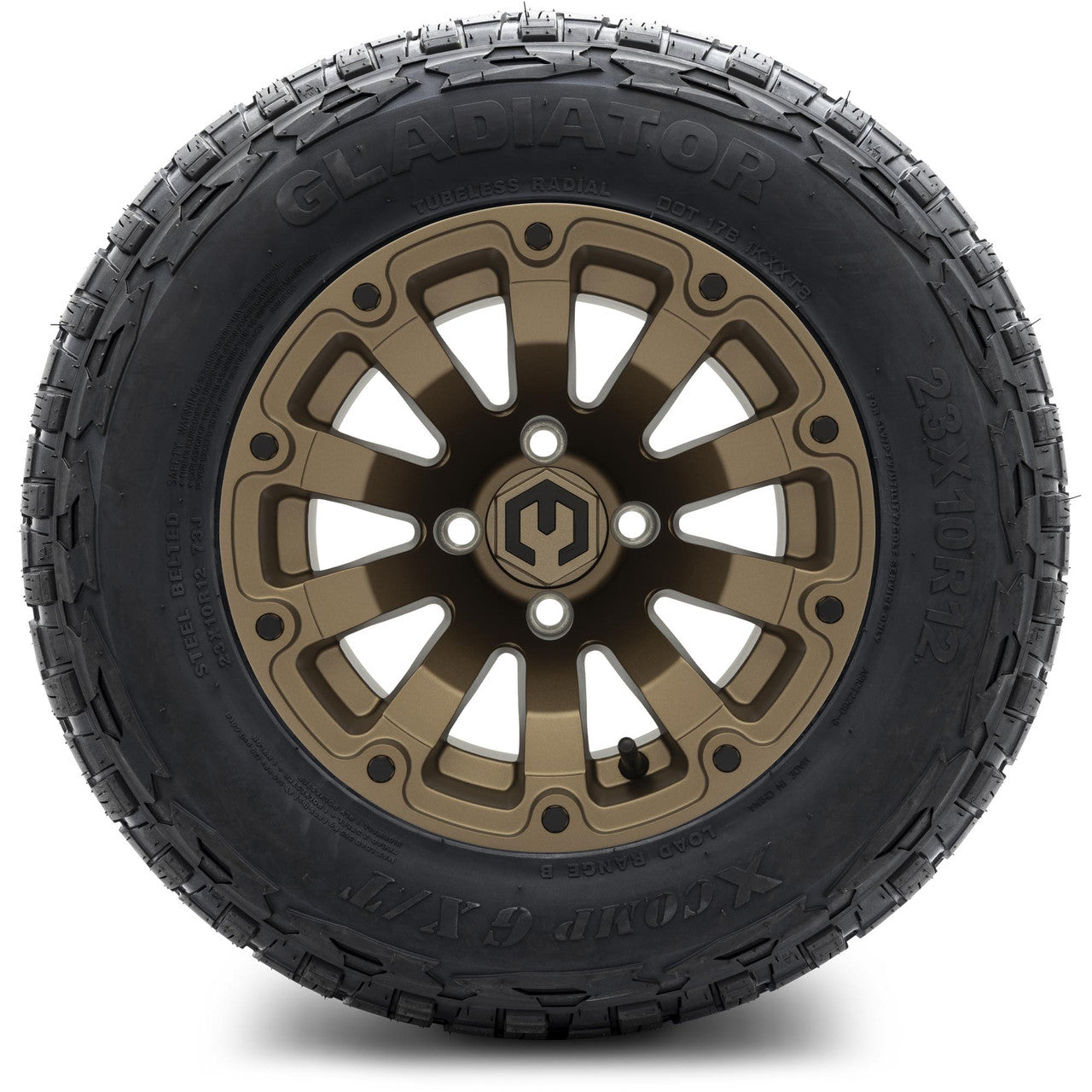 MODZ® 12" Bomber Matte Bronze Wheels & Off-Road Tires Combo