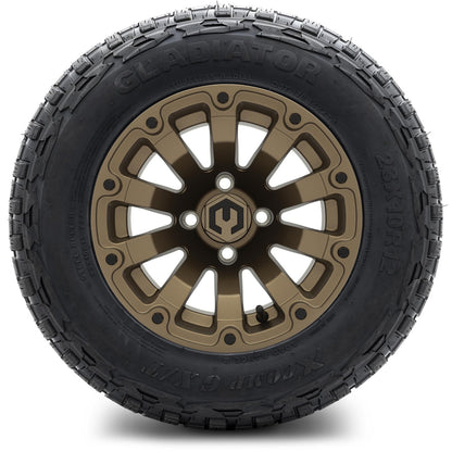 MODZ® 12" Bomber Matte Bronze Wheels & Off-Road Tires Combo