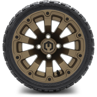 MODZ® 12" Bomber Matte Bronze Wheels & Off-Road Tires Combo