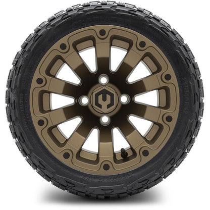 MODZ® 12" Bomber Matte Bronze Wheels & Off-Road Tires Combo