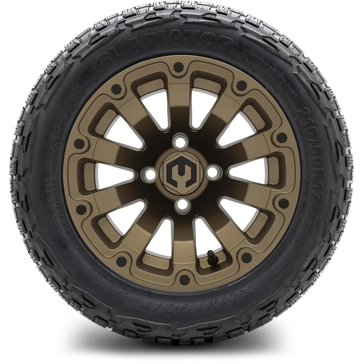 MODZ® 12" Bomber Matte Bronze Wheels & Off-Road Tires Combo