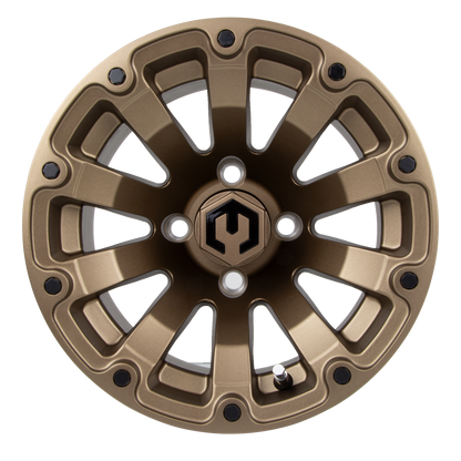 MODZ® Bomber Matte Bronze 14" Golf Cart Wheel
