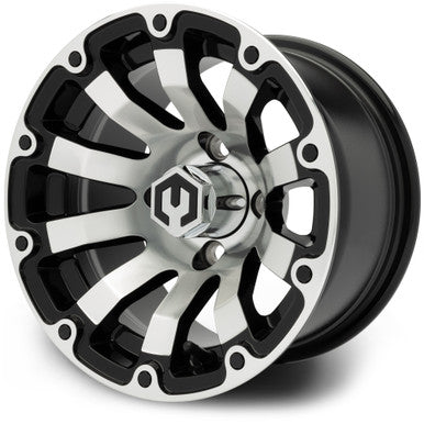 MODZ® Bomber Machine & Black 12" Golf Cart Wheel