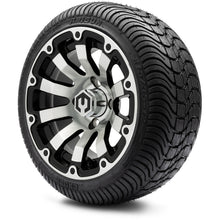MODZ® 12" Bomber Machined Black Wheels & Street Tires Combo