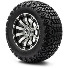 MODZ® 12" Bomber Machined Black Wheels & Off-Road Tires Combo