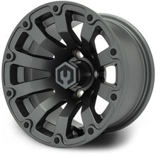 MODZ® Bomber Matte Gunmetal 12" Golf Cart Wheel