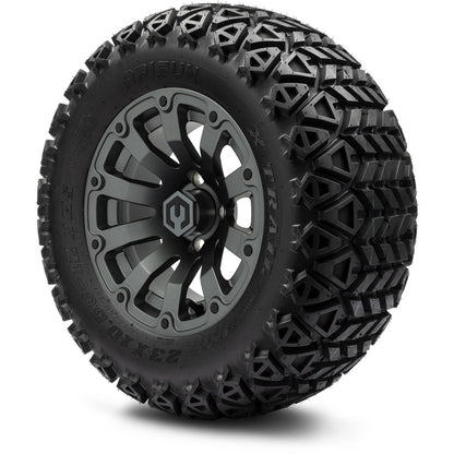 MODZ® 12" Bomber Matte Gunmetal Wheels & Off-Road Tires Combo