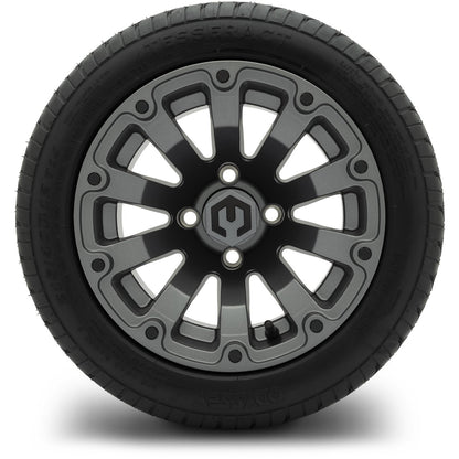 MODZ® 12" Bomber Matte Gunmetal Wheels & Street Tires Combo